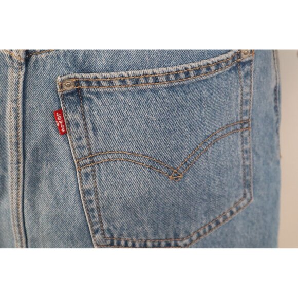 Levis Women's Denim Button-Front A-Line Skirt with Pockets Size‎ 26 - Picture 8 of 13